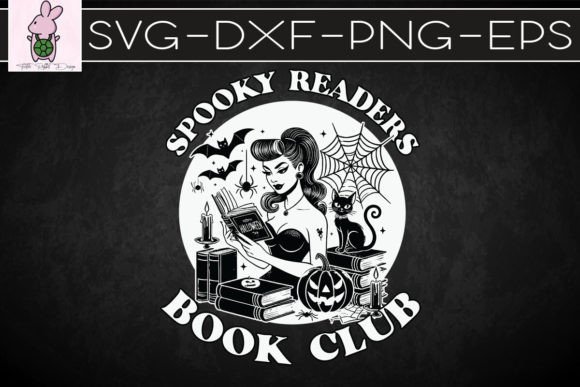 Funny Readers Book Club Halloween SVG Graphics