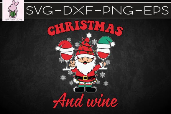 Gnomes and Wine Christmas SVG: Crafts & Graphics for Local Brands