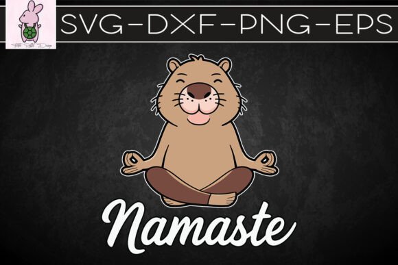 Meditating Capybara Namaste SVG: Crafts & Graphics Done Right