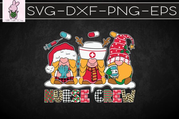Nurse Crew Merry Christmas Santa SVG: Graphics for Crafts & Content