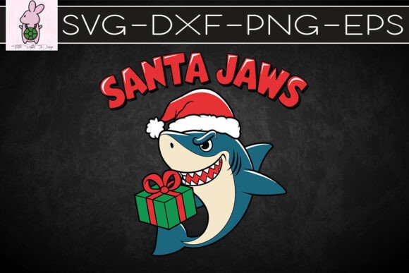 Santa Jaws Christmas Puns SVG: Crafts & Graphics for Playful Branding